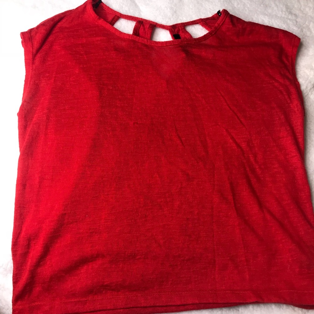 2 FOR $10. RED TEE